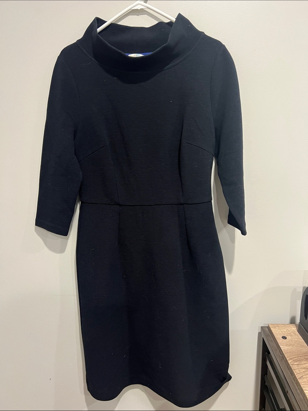 black boden midi funnel neck dress women’s 10L